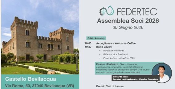 Assemblea FEDERTEC 2026 – Video – Comunicato stampa – Highlights