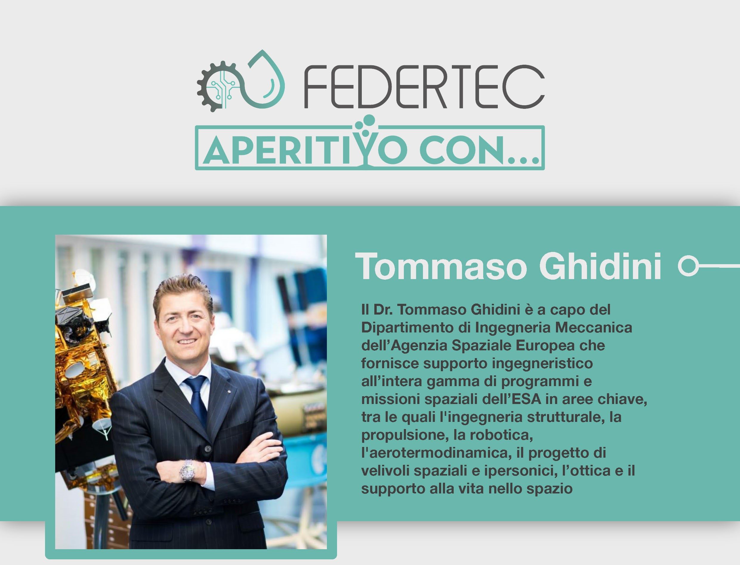 FEDERTEC – APERITIVO CON … TOMMASO GHIDINI