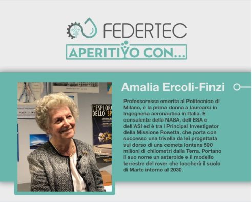 Aperitivo con…. Amalia Ercoli-Finzi – 9 aprile 2026 – comunicato stampa